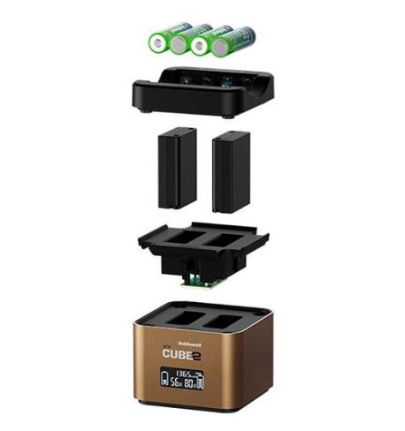HÄHNEL Cargador ProCube2 DSLR Olympus (BLN-1, BLS-5, BLH-1)