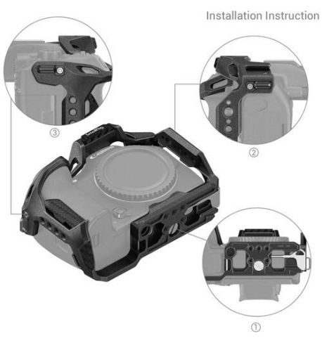 SmallRig  cage / Jaula de cámara "Black Mamba" para Canon EOS R7 4003 | D222011