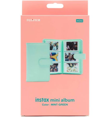 FUJIFILM INSTAX MINI 12 | Álbum Slip-in para 108 Fotos  (Mint Green)