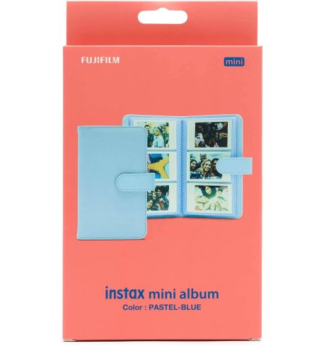 FUJIFILM INSTAX MINI 12 | Álbum Slip-in para 108 Fotos (Pastel-Blue)