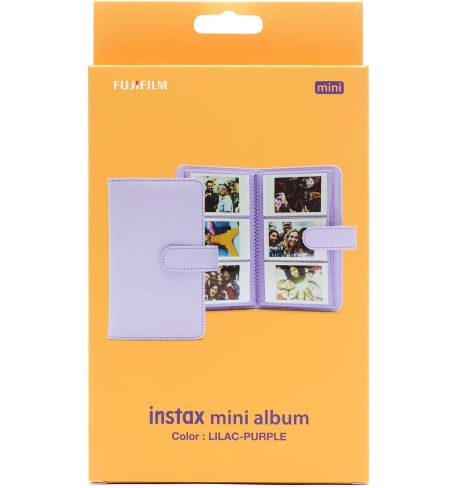 FUJIFILM INSTAX MINI 12 | Álbum Slip-in para 108 Fotos (Lilac-Purple)