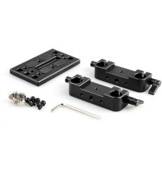 SmallRig Placa de montaje con abrazaderas de varilla dobles de 15 mm 1775 | D163011