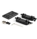 SmallRig Placa de montaje con abrazaderas de varilla dobles de 15 mm 1775 | D163011