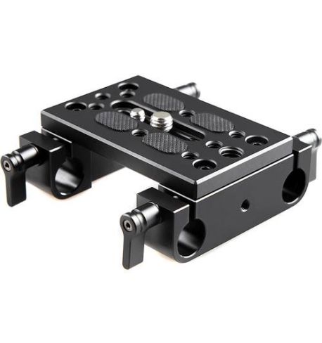 SmallRig Placa de montaje con abrazaderas de varilla dobles de 15 mm 1775 | D163011