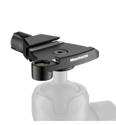 Manfrotto - Adaptador a zapata rápida Arca-Swiss, rótulas 494, 496, 498