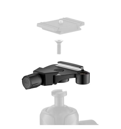 Manfrotto - Adaptador a zapata rápida Arca-Swiss, rótulas 494, 496, 498