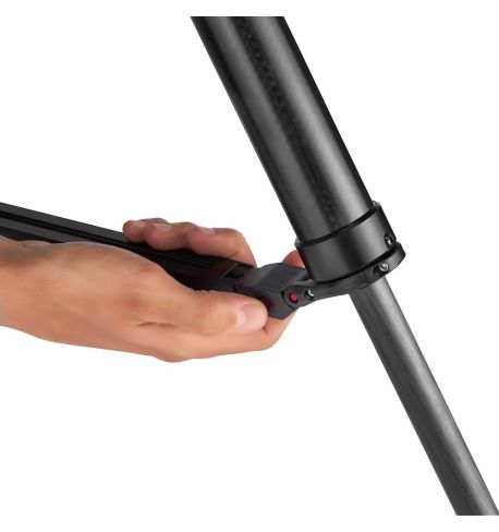 Manfrotto - Estabilizador dual 2 en 1: ras de suelo/media altura para trípodes Fast