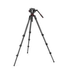 Manfrotto - Kit video con trípode fibra de carbono MPRO 536 + rótula 504X
