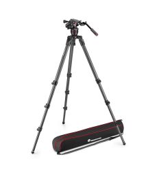Manfrotto - Kit video con trípode carbono MPRO 536 + Nitrotech 608