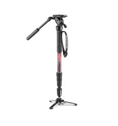 Manfrotto - Monopie video Element MII. Aluminio 4 secciones. Base fluida 2
