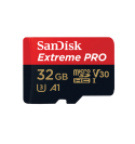 Sandisk Extreme PRO microSDXC  32GB  100MB/s  v30 + Adaptador