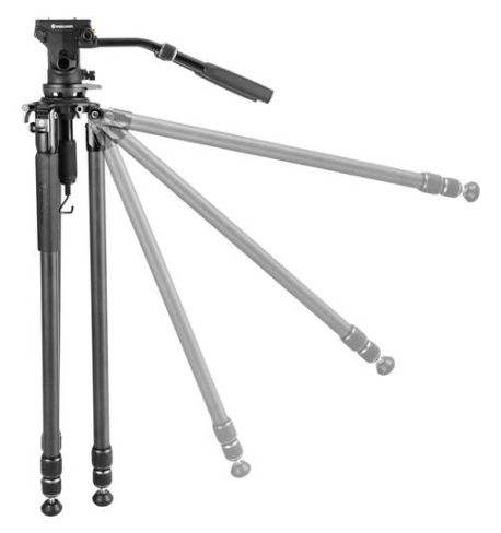 Vanguard Alta Pro 3VRL 303CV20  Trípode de aluminio+ Rótula video PV-20