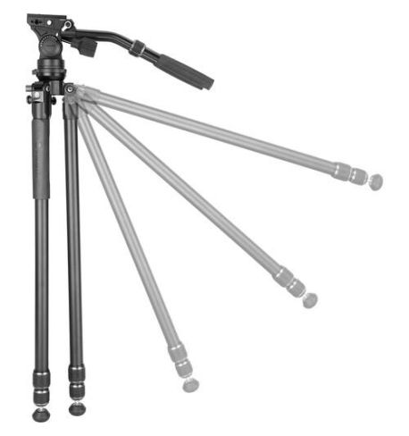 Vanguard Alta Pro 3VL 303AV18 | Trípode de aluminio+ Rótula video PV-18