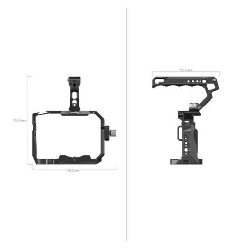 SmallRig Kit de jaula básica para Sony Alpha 7IV / 7SIII 3668 | D211481