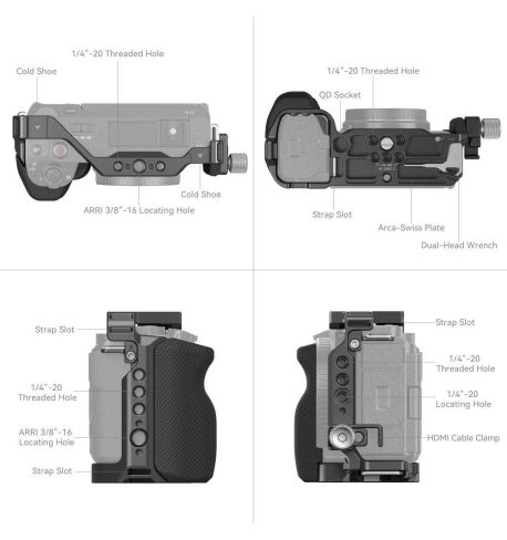 Smallrig Kit de Jaula para Sony ZV-E1  4257 | D245381