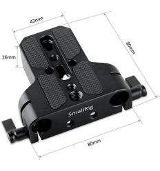 SmallRig Placa base para cámara compacta con abrazadera de varilla LWS de 15 mm SM1674 2