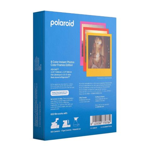 Polaroid Película 600 color Frame Film 006015