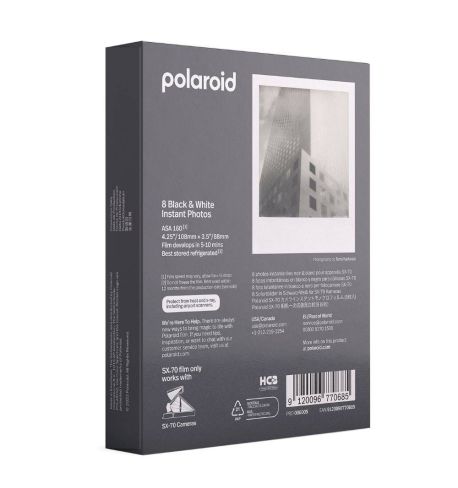 Polaroid Película SX-70 Blanco y Negro 006005