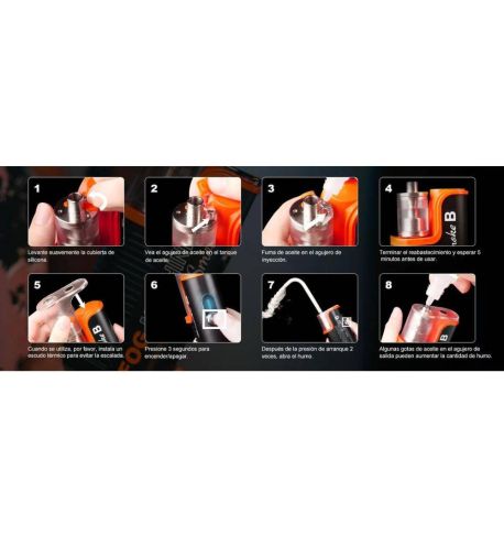 LENSGO Máquina de humo portátil Smoke B 40W (310250)