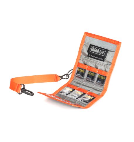 THINK TANK SD Pixel Pocket Rocket™ - grey/orange
