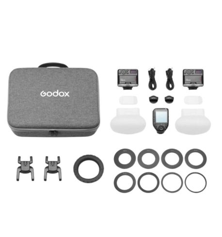 Godox  MF12 DK1 + Transmisor XPro | Kit flash macro dental exclusivo Sony | 200047