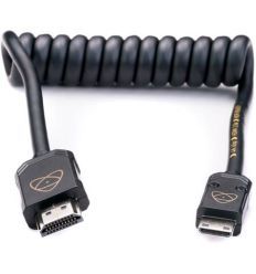 Atomos Cable Mini-HDMI a HDMI de 30cms en espiral (ATOM4K60C3)