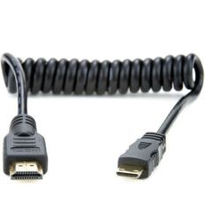 Atomos Cable Mini-HDMI a HDMI de 30cms en espiral (ATOMCAB008)