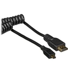 Atomos Cable Micro-HDMI a HDMI en espiral de 30cms (ATOMCAB015)