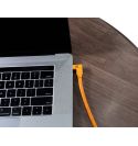 COBRA TETHER | Cable Tether Pro USB-C to USB-C RA/RA (4.6m) Naranja |