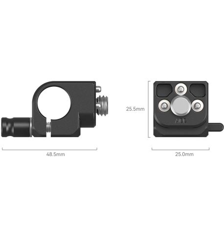 SmallRig Abrazadera de Varilla Individual de 15 mm con soporte para accesorios ARRI 4171 | D226961