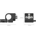 SmallRig Abrazadera de Varilla Individual de 15 mm con soporte para accesorios ARRI 4171 | D226961