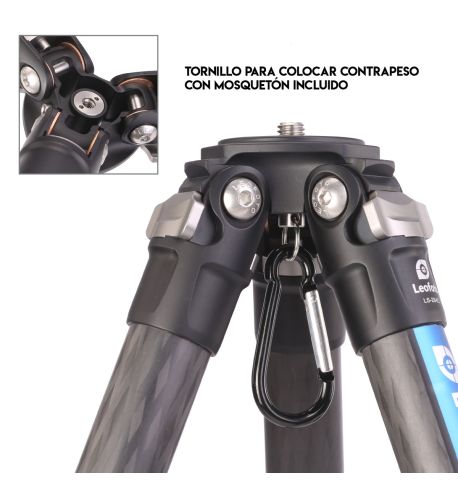 LEOFOTO TRÍPODE DE
CARBONO LS-223C