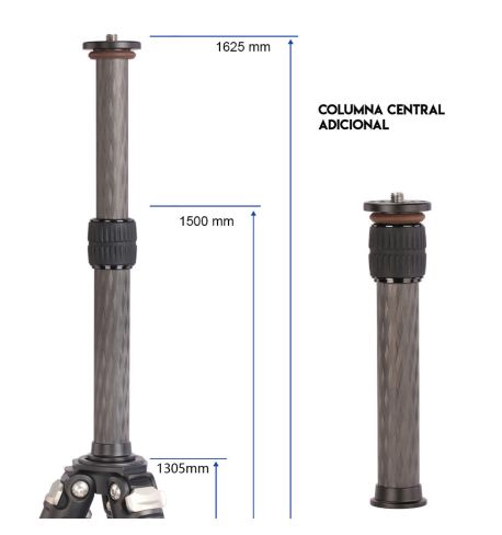 LEOFOTO TRÍPODE DE
CARBONO LS-223C