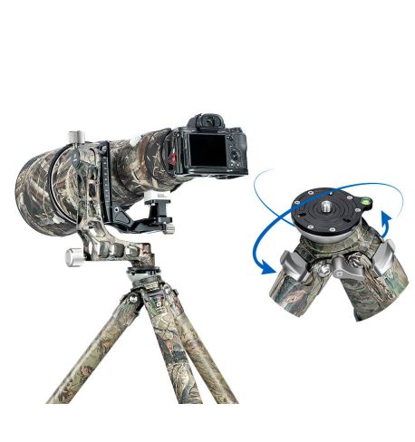 LEOFOTO TRÍPODE DE
CARBONO LS-365CEX+PG-1 FULL
CAMUFLAGE