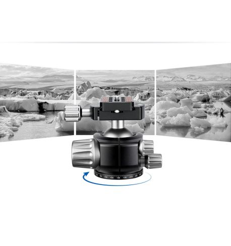 LEOFOTO KIT TRÍPODE POSEIDON LP-324C Y ROTULA LH- 40