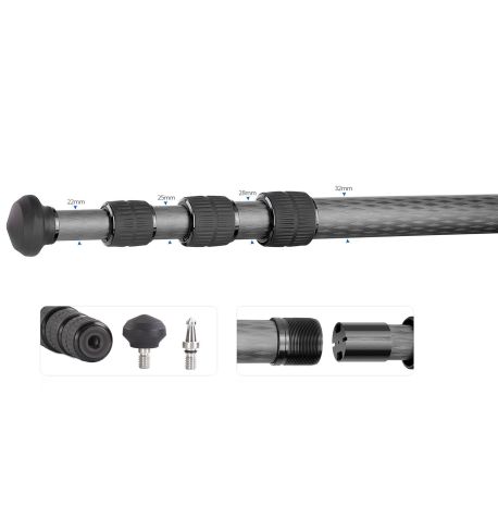 LEOFOTO TRÍPODE DE CARBONO LM-324C SUMMIT