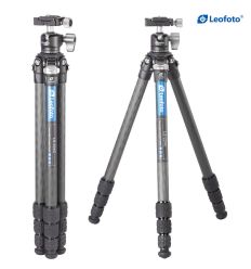 LEOFOTO KIT TRÍPODE DE CARBONO LY-224C NEGRO Y ROTULA LH-25