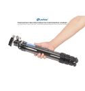 LEOFOTO KIT TRÍPODE DE CARBONO LY-224C NEGRO Y ROTULA LH-25