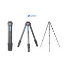 LEOFOTO KIT TRÍPODE DE CARBONO LY-224C NEGRO Y ROTULA LH-25