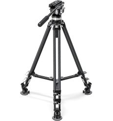 LEOFOTO KIT TRÍPODE DE CARBONO DE DOBLE TUBO LVC-253C Y RÓTULA BV-15