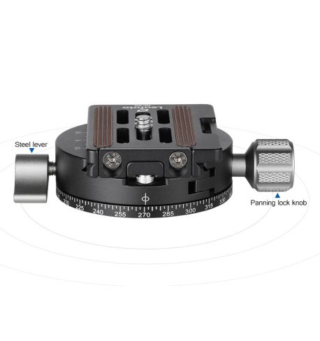 LEOFOTO ZAPATA RH-1L CON ROTADOR NP-50