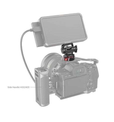 SmallRig Soporte de monitor ajustable giratorio e inclinable con abrazadera NATO 2906 | D184551