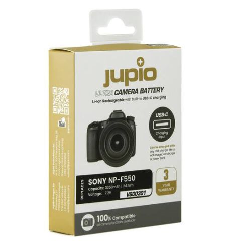 BATERIA JUPIO |ULTRA SONY NP- F550 3350mAh USB-C  VSO0301