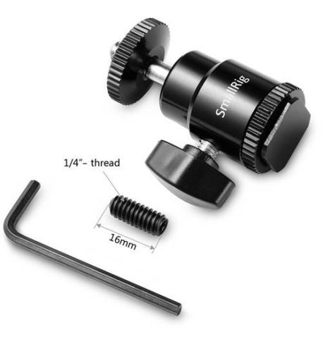 SmallRig Mini rótula con zapata para flash 761