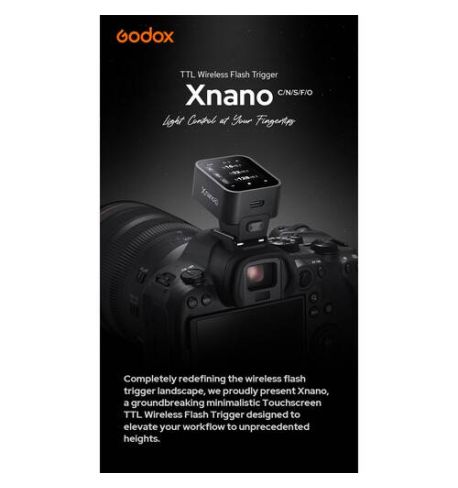 Disparador inalámbrico Godox TTL X3 nano | Escoge la marca de tu cámara
