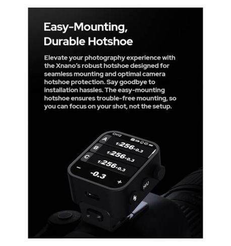 Disparador inalámbrico Godox TTL X3 nano | Escoge la marca de tu cámara