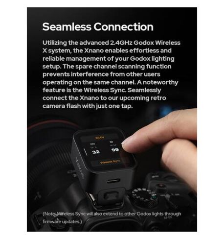 Disparador inalámbrico Godox TTL X3 nano | Escoge la marca de tu cámara