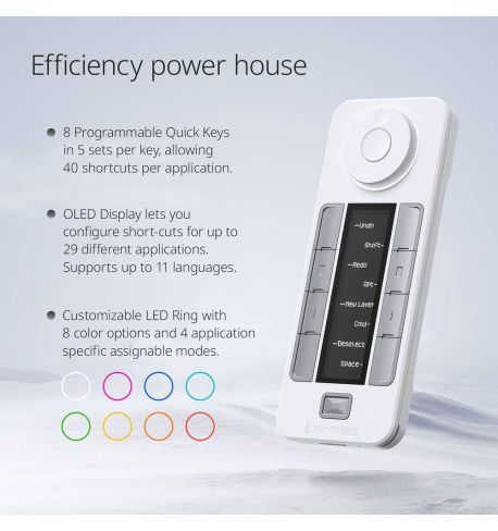 Tableta gráfica Xencelabs  Kit Pen Tablet M Blanca