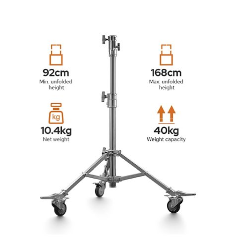 Godox GODOX TRIPODE ACERO CON RUEDAS 40KG / 168CM SA5015