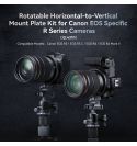 SmallRig Base giratoria para cámaras Canon serie R